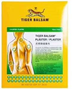 tigerbalsam plåster